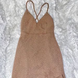 Sparkly Champagne Dress